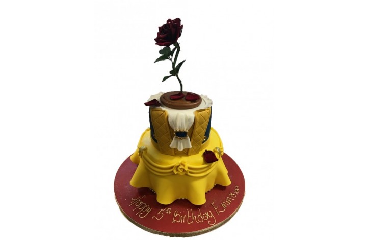 Beauty & The Beast Tiered Cake
